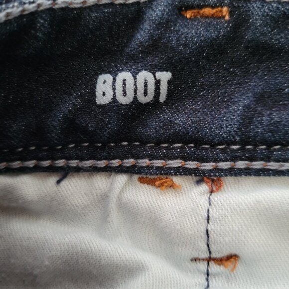 Banana Republic Denim Petite Women’s Jeans Sz 28P, Boot Cut, Dark Wash, Like New - Picture 8 of 12